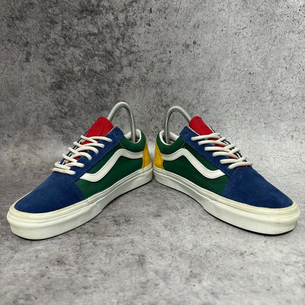 Vans Old Skool Sneakers Women 6.5 Multicolor Yacht Club Colorblock Canvas